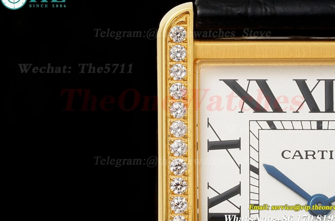 White LE YG 27.4mm AF Quartz Dia Dial Tank Solo 0203